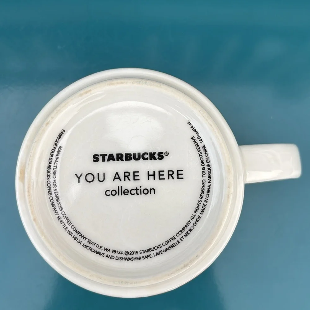 Starbucks 2015 Ceramic Utah “You Are Here” Mug